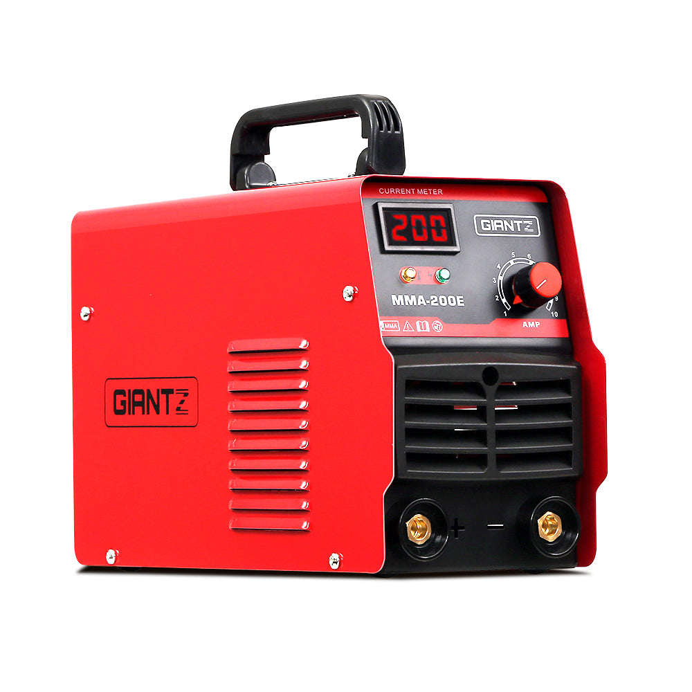 Giantz Inverter Welder Portable ARC Machine IGBT 200A | Mma Stick Metal Welding