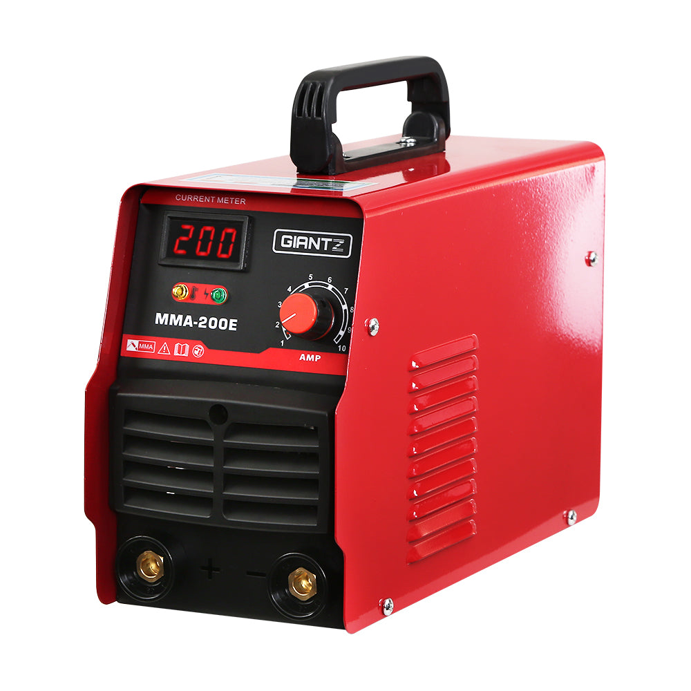 Giantz Inverter Welder Portable ARC Machine IGBT 200A, Mma Stick Metal Welding