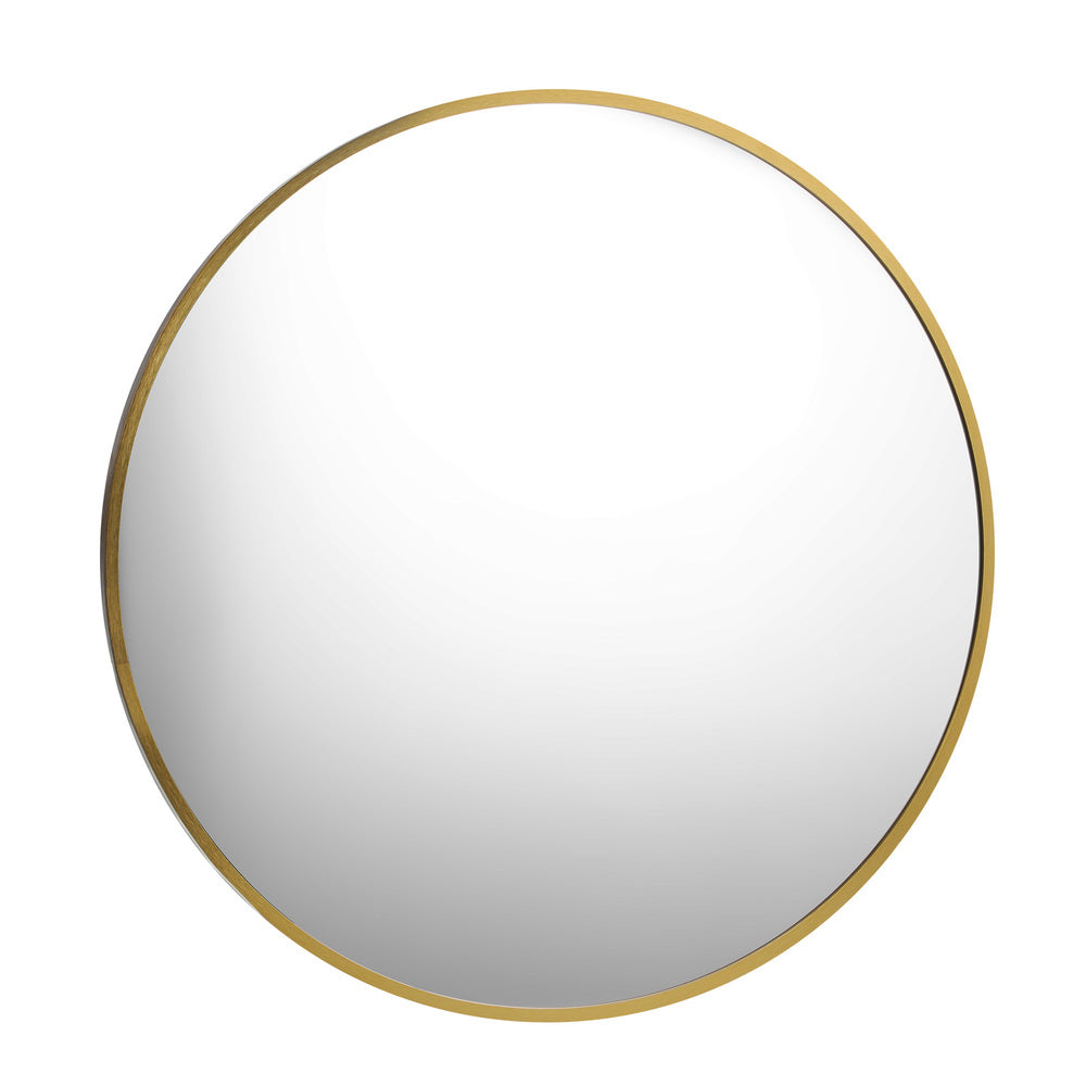 Wall Mirror Round 50cm Gold