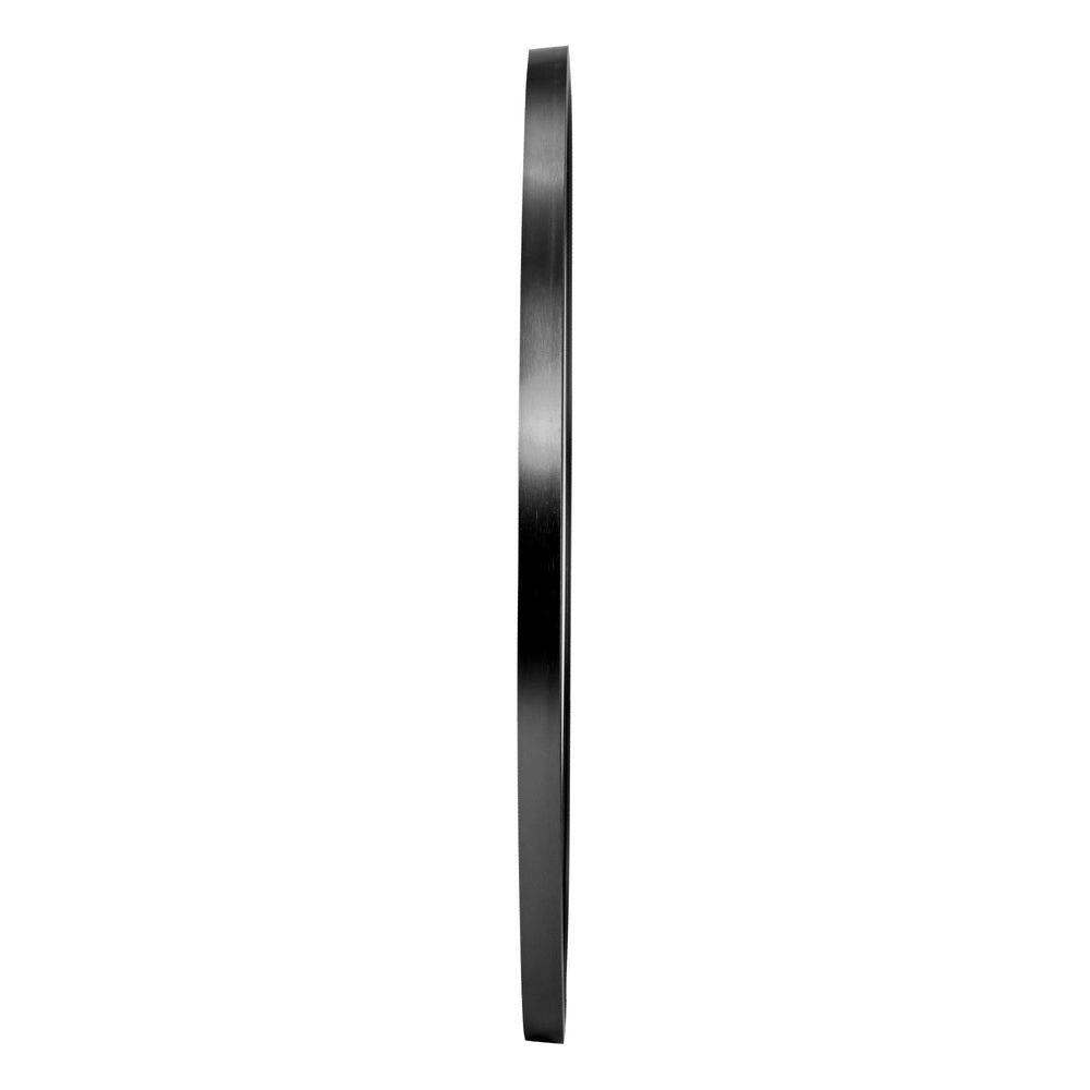 Wall Mirror Round 70cm Black