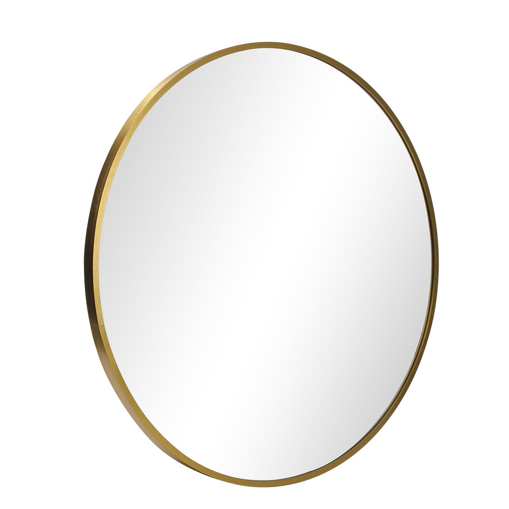 Wall Mirror Round 70cm Gold