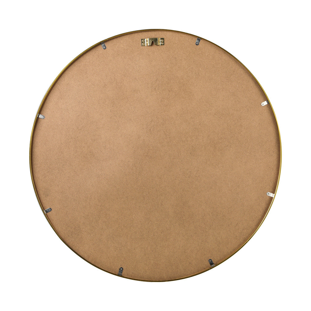 Wall Mirrors Round 80cm Gold Set of 2