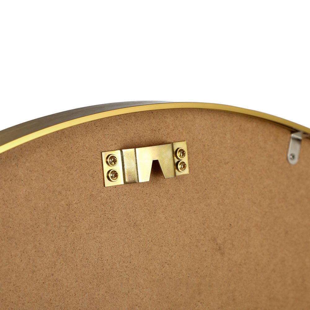 Wall Mirrors Round 80cm Gold Set of 2