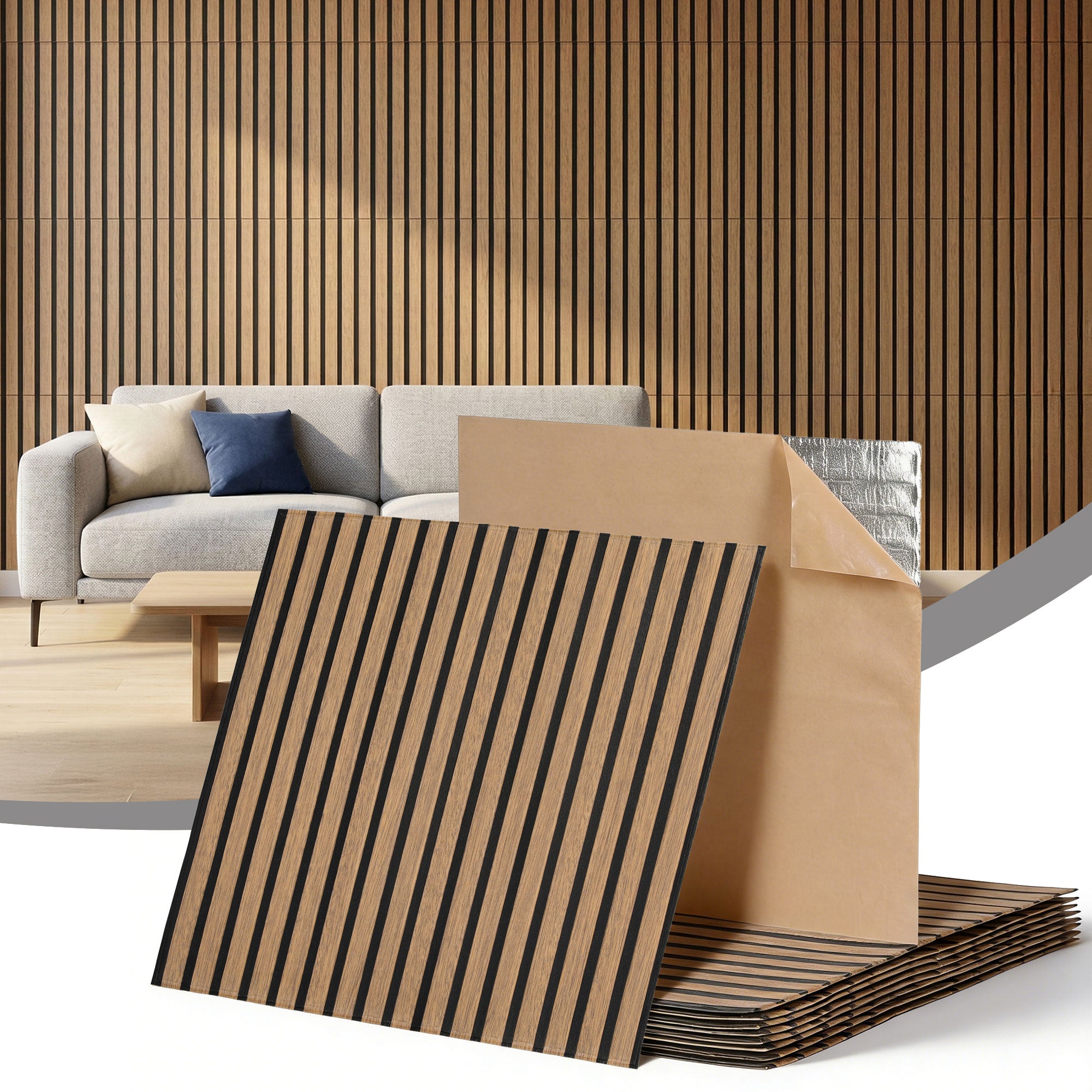 Artiss Peel Stick Wall Panels 68x68cm 10PCS | Simpledeals