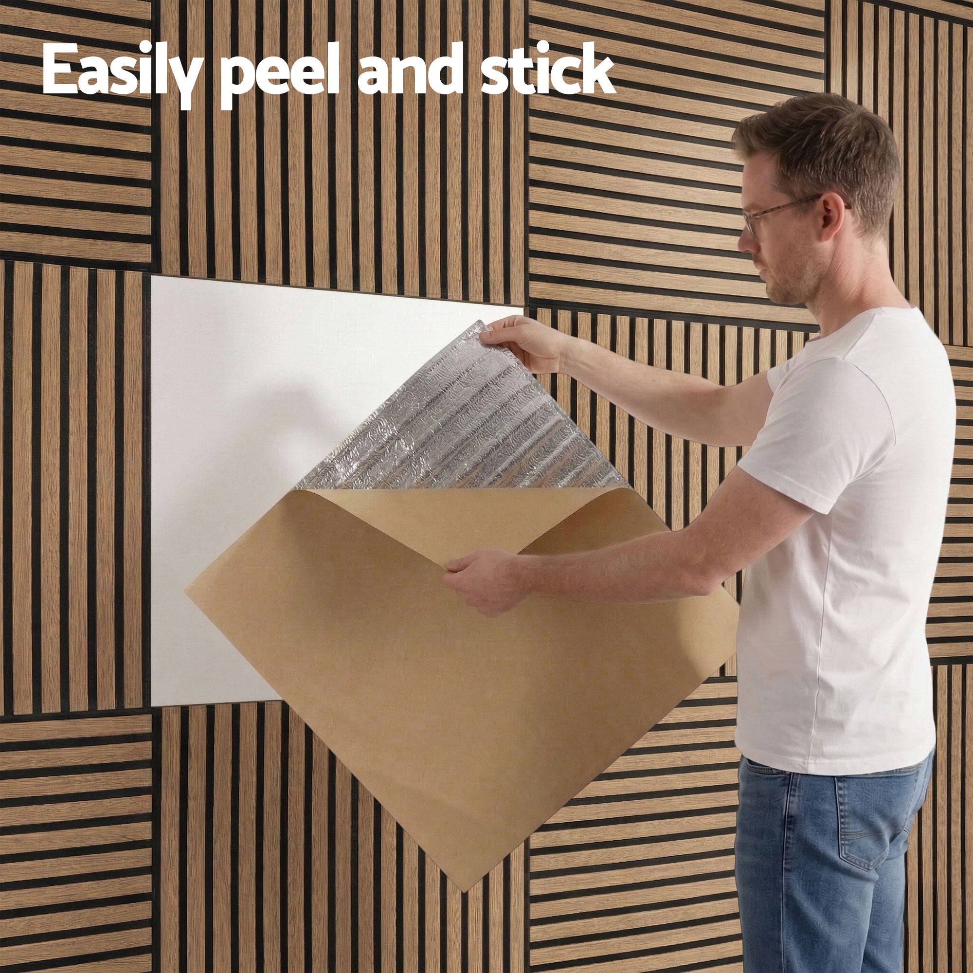 Artiss Peel Stick Wall Panels 68x68cm 10PCS | Simpledeals