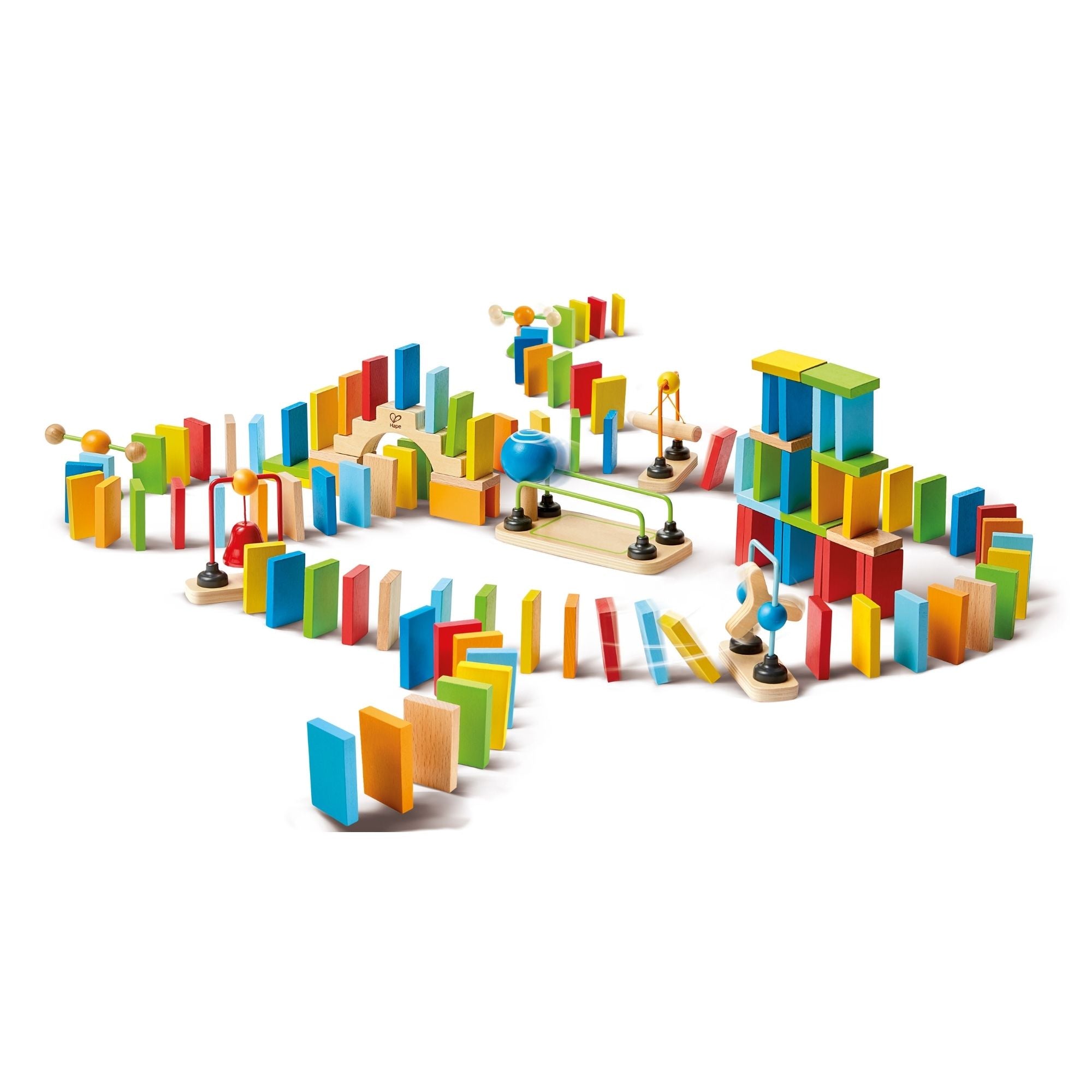 Hape Dynamo Dominoes 107pc Set | Simpledeals