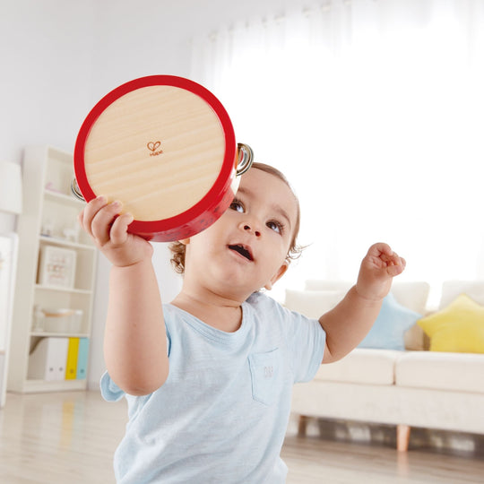 Hape Tambourine Wooden Toddler Toy - Baby & Kids