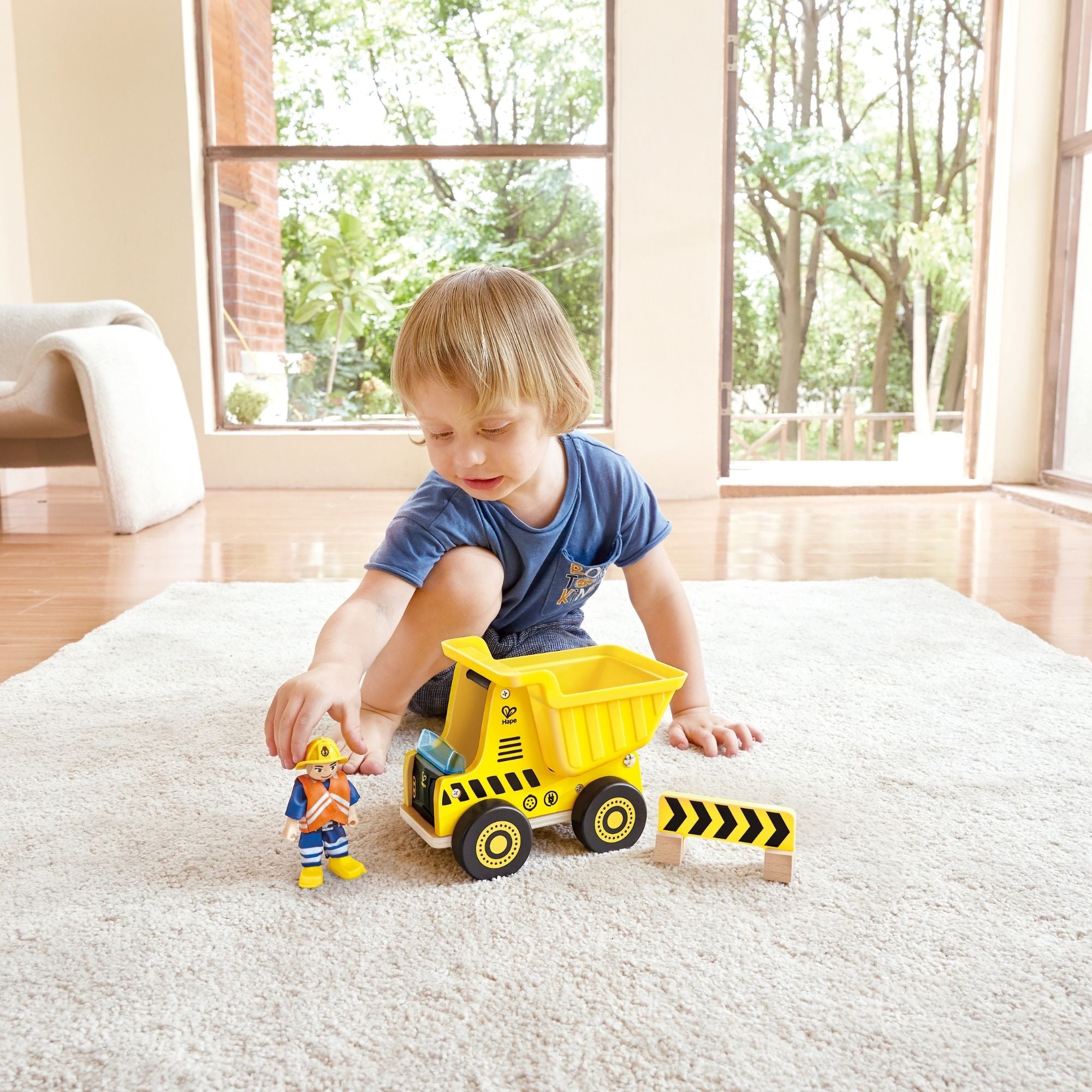 Hape Hauler Dump Truck Wooden Toy | Simpledeals