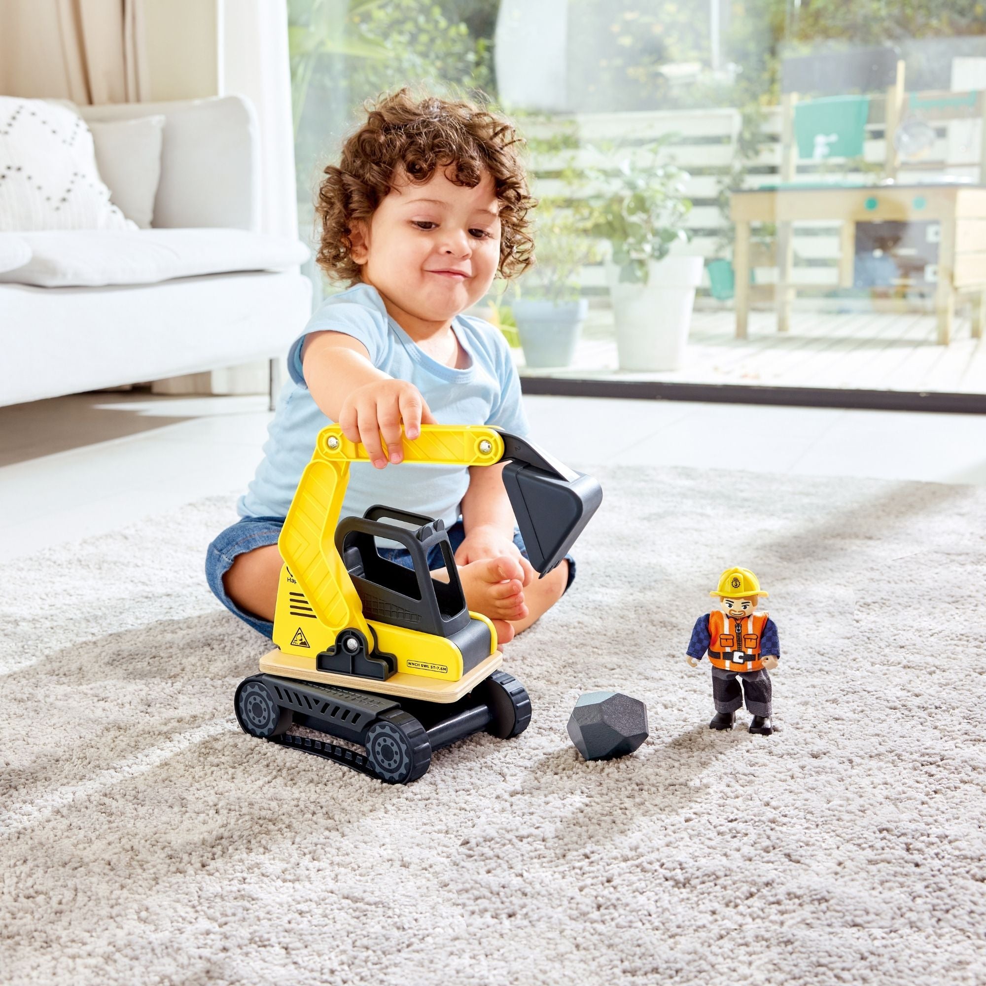 Hape Dig n Dump Excavator Set Kids Toy | Simpledeals