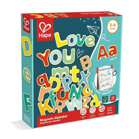 Hape Magnetic Alphabet Set 52pc - Baby & Kids