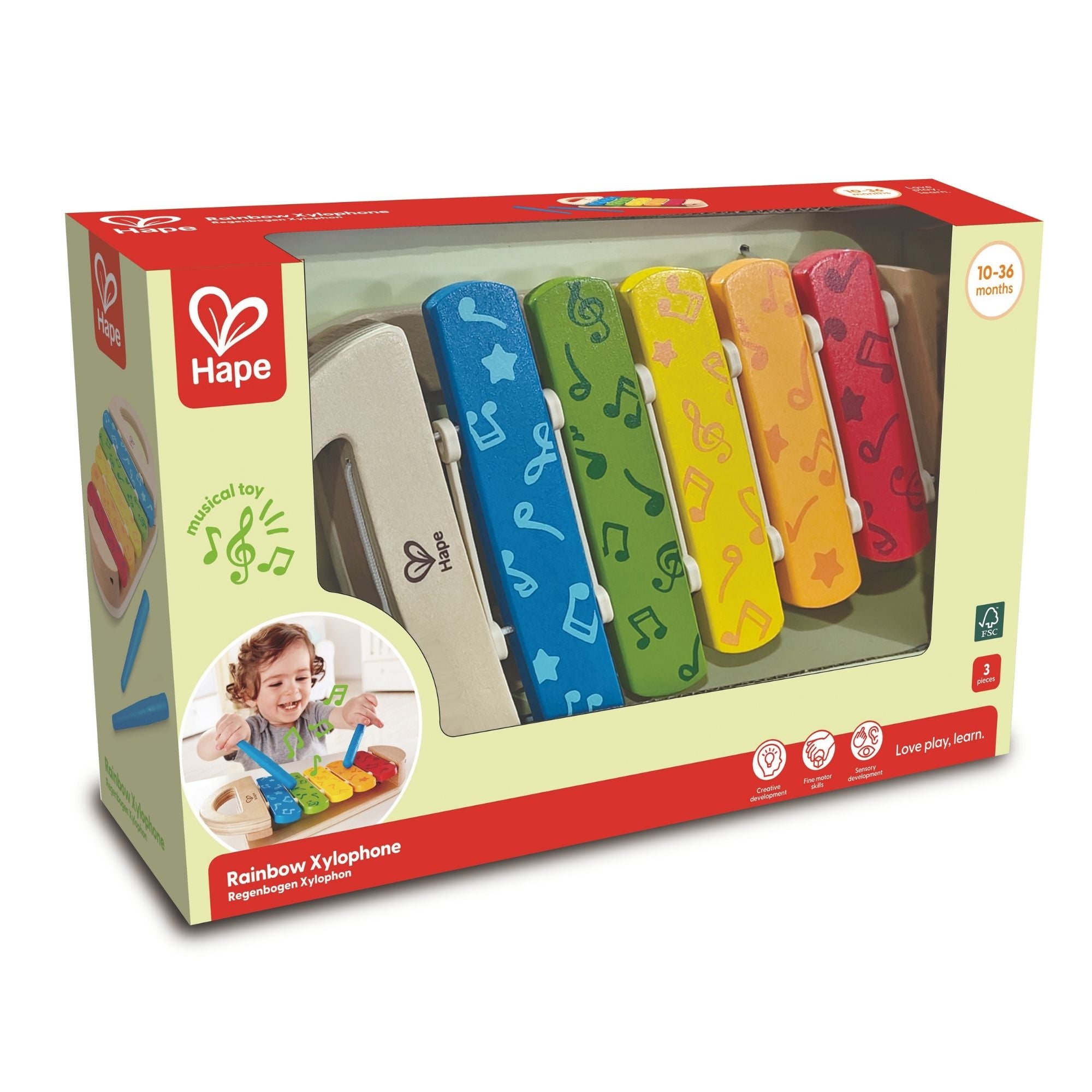 Hape Rainbow Xylophone Kids Music Toy | Simpledeals