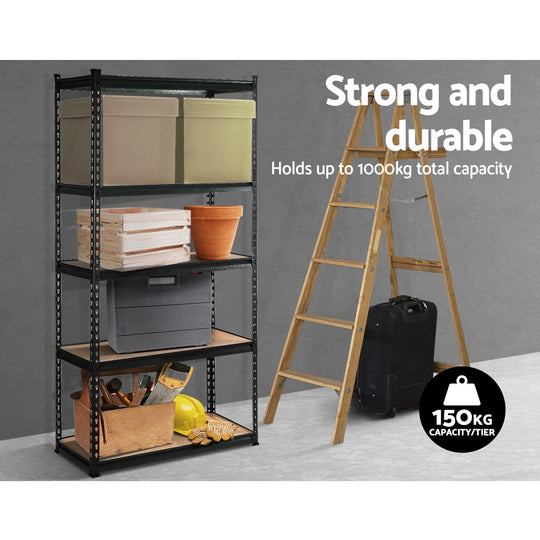 6X1.5M Garage Shelving Warehouse Rack Storage Shelves Pallet Racking - Wall Storage Racks