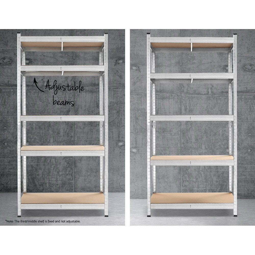 Giants 3X1.8M Warehouse Shelving Rack Racking Garage Metal Storage Shelves