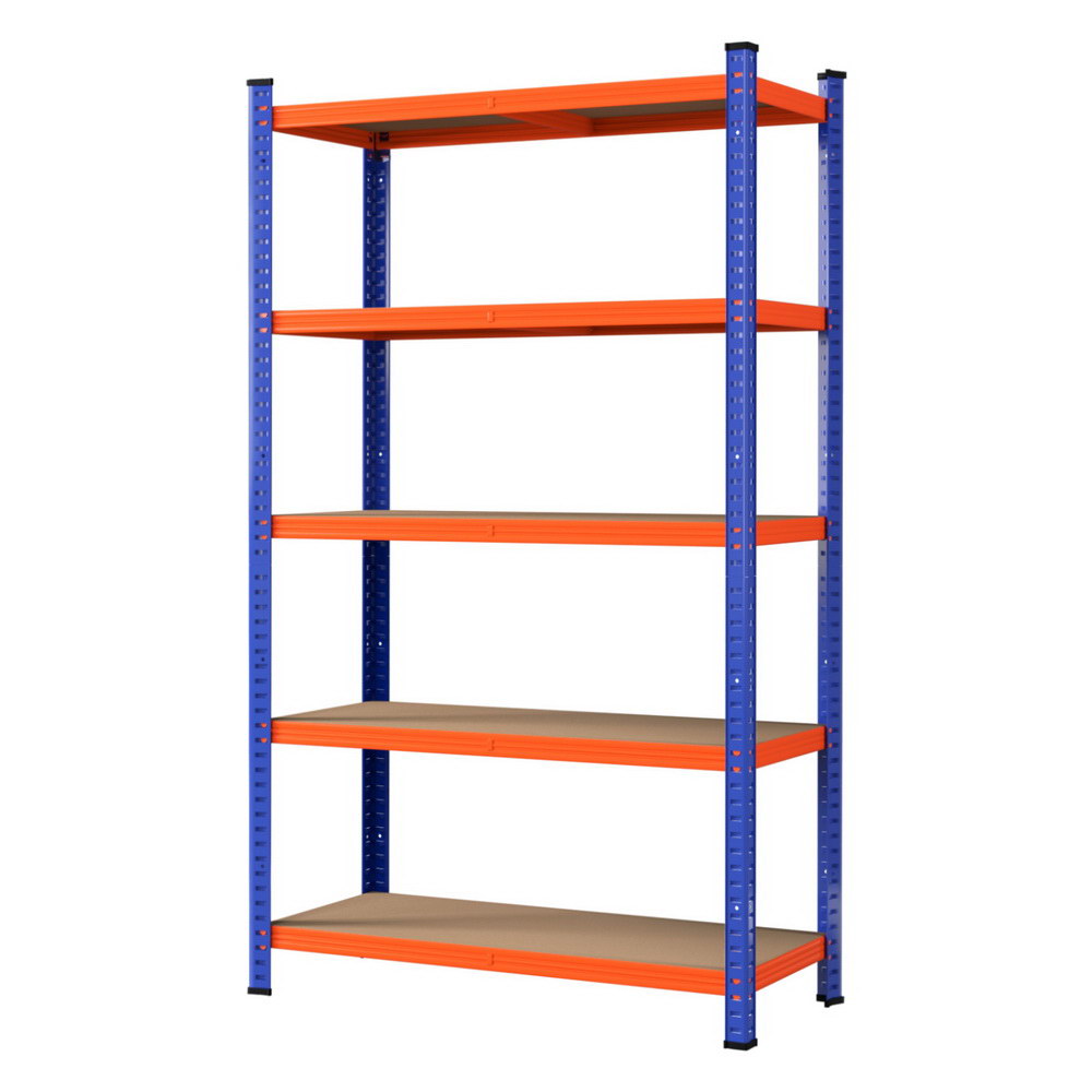 5 x 1.8M Garage Shelving Warehouse Rack with Wall Storage Racks