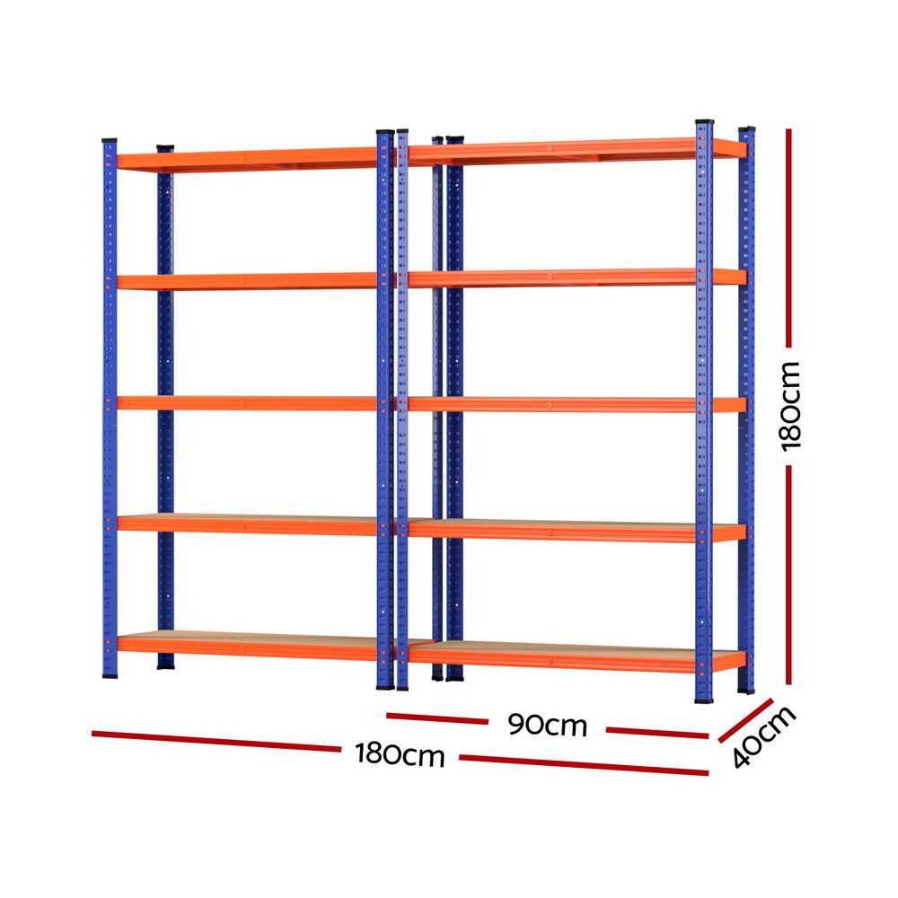 5 x 1.8M Garage Shelving Warehouse Rack with Wall Storage Racks - photo 13