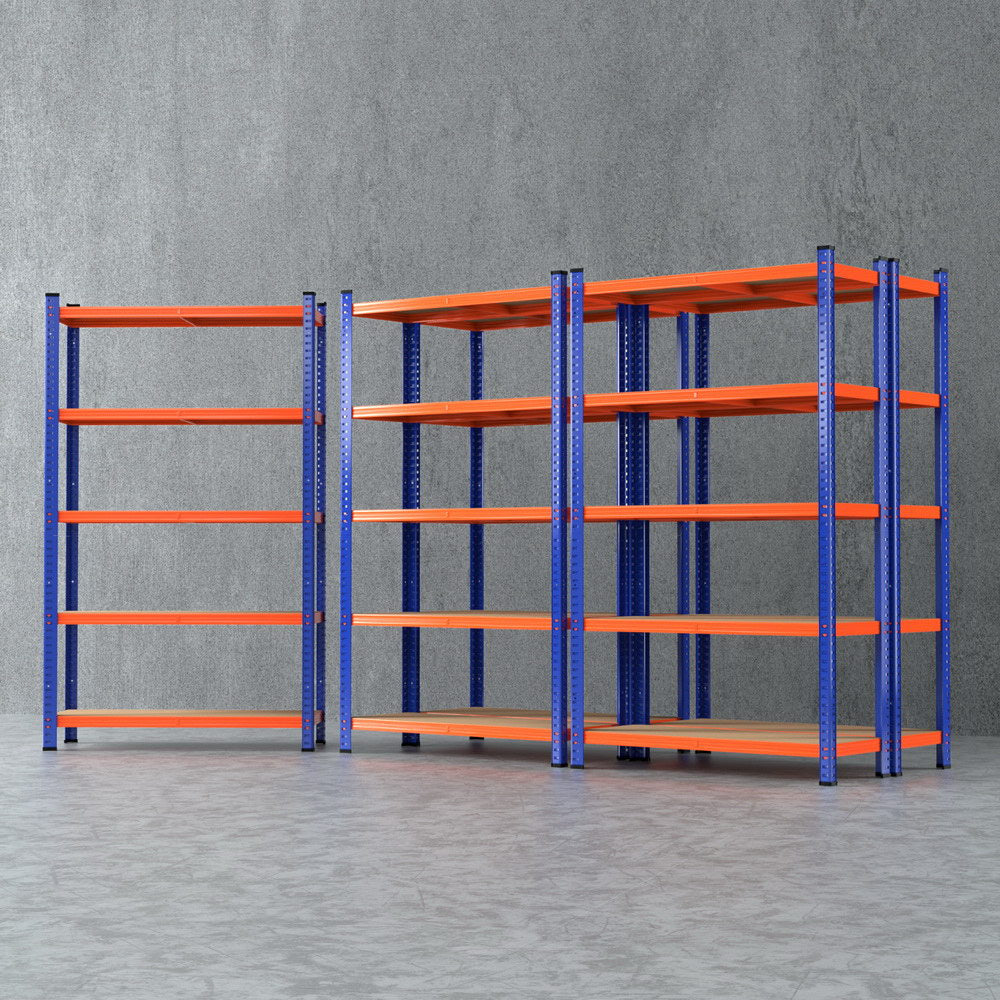 Wall Storage Racks - 5 x 1.8M Garage Shelving Warehouse Rack - photo 25