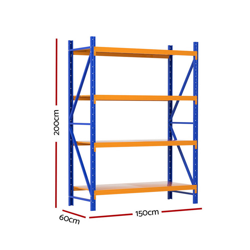 2Mx1.5M/2Mx1.8M Warehouse Shelving Garage Rack