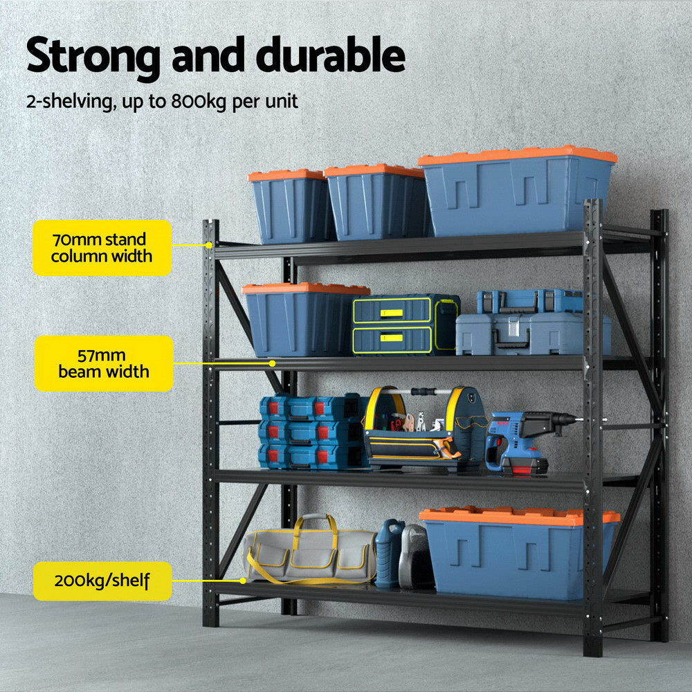 4Mx1.8M Garage Shelving Warehouse Rack
