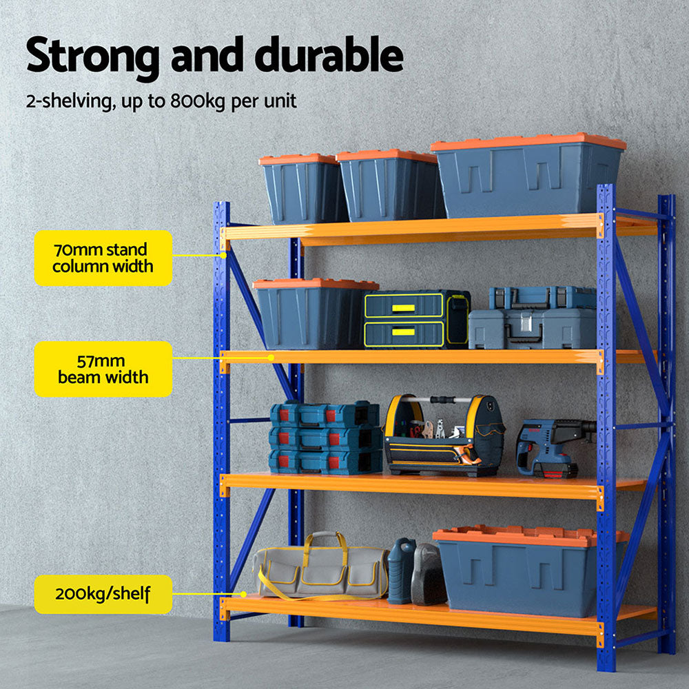 4Mx1.8M Garage Shelving Warehouse Rack