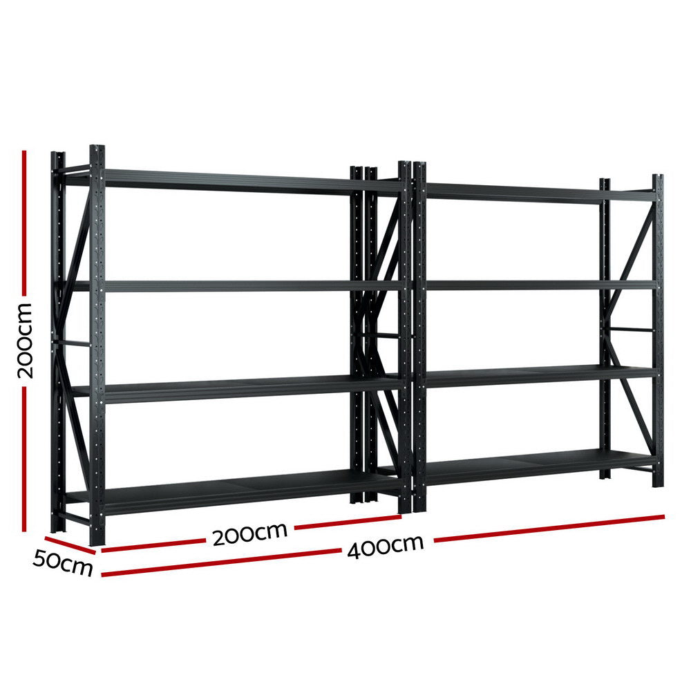 4Mx2M Garage Shelving Warehouse Rack