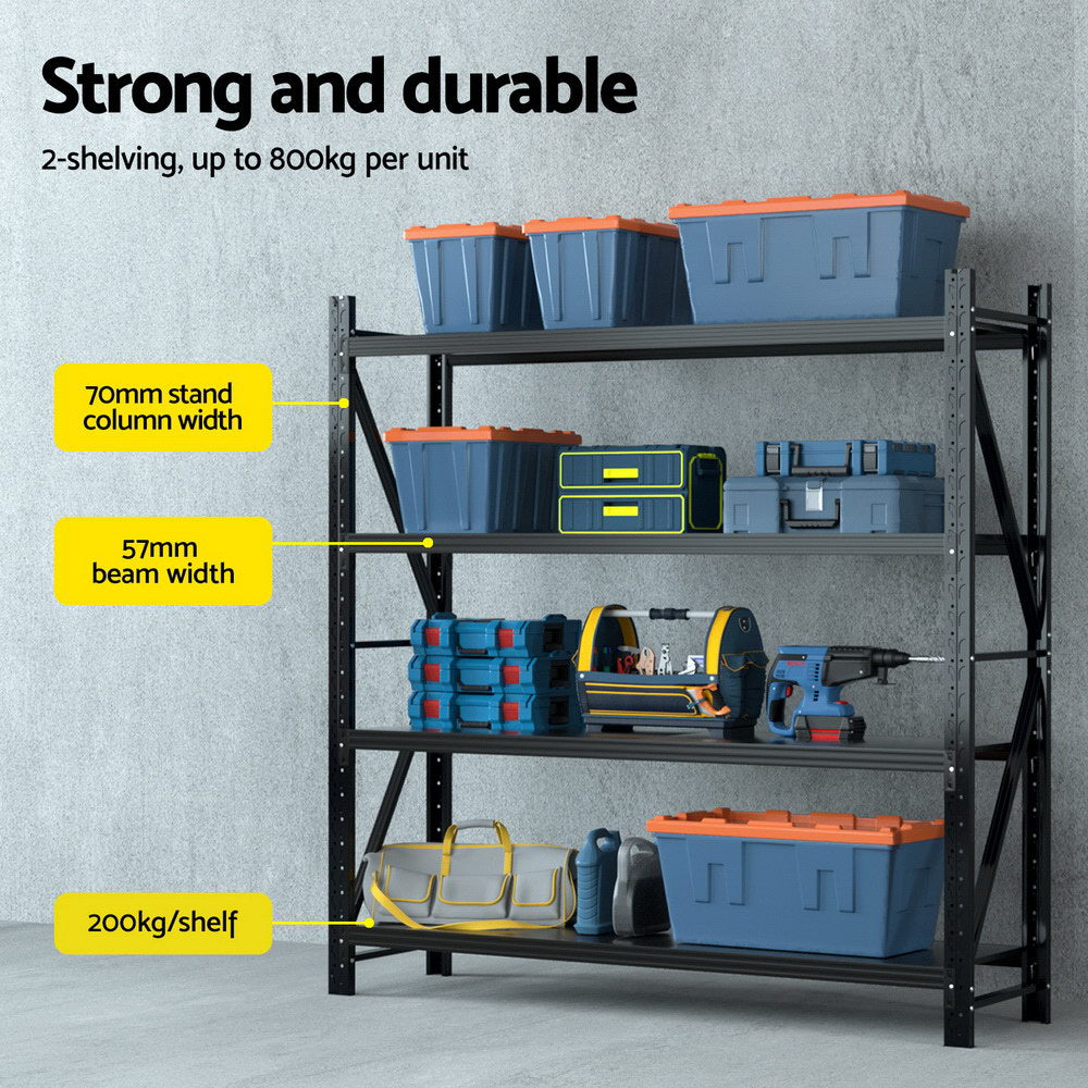 4Mx2M Garage Shelving Warehouse Rack