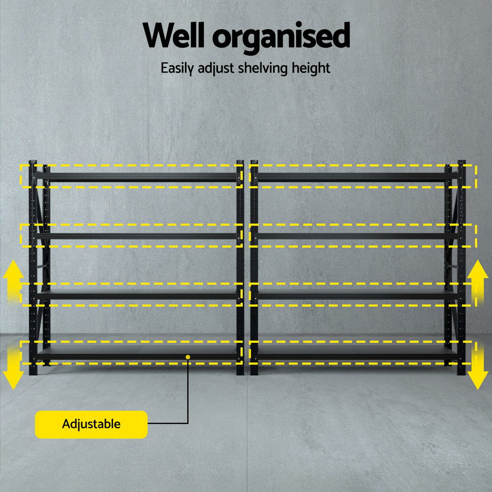 4Mx2M Garage Shelving Warehouse Rack