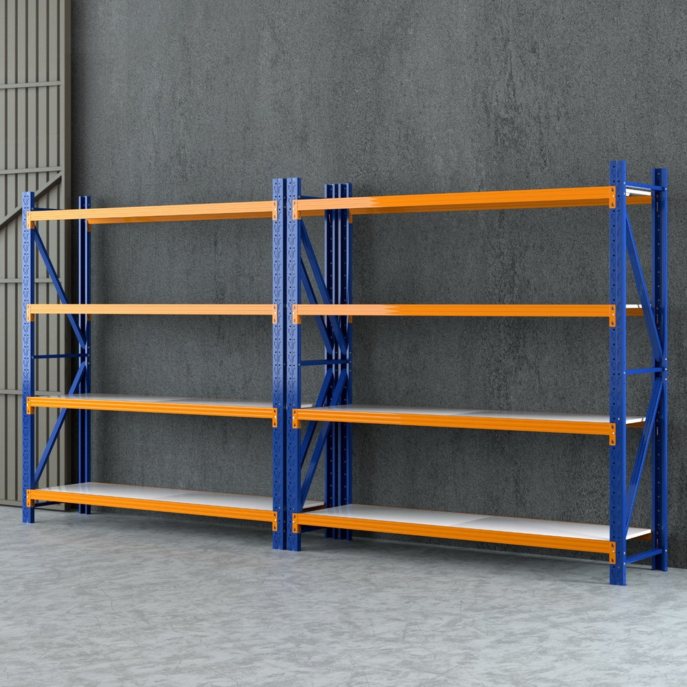 Giantz 4m x 2m Garage Shelving Warehouse Rack Heavy Duty Storage, Wall Storage Racks
