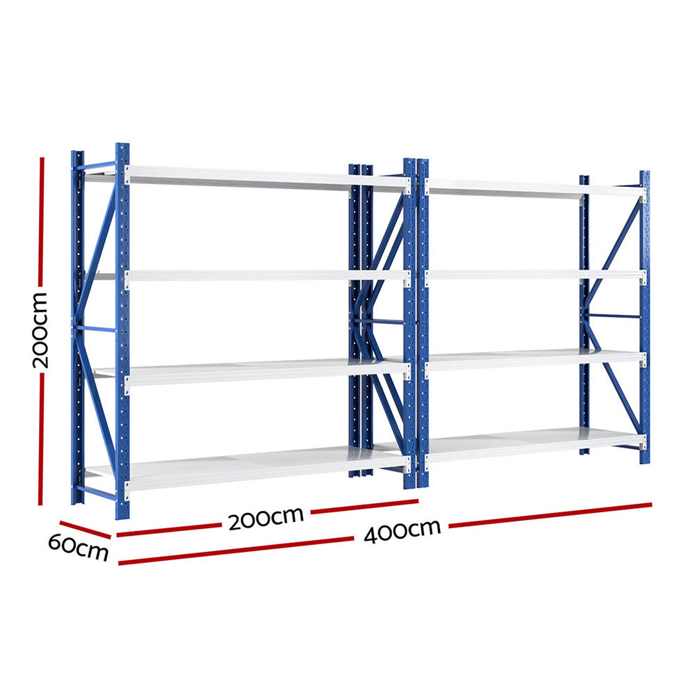 4Mx2M Garage Shelving Warehouse Rack
