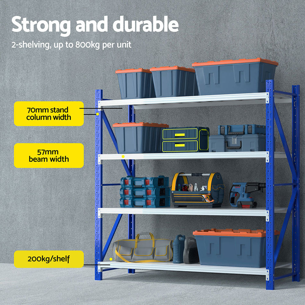 4Mx2M Garage Shelving Warehouse Rack