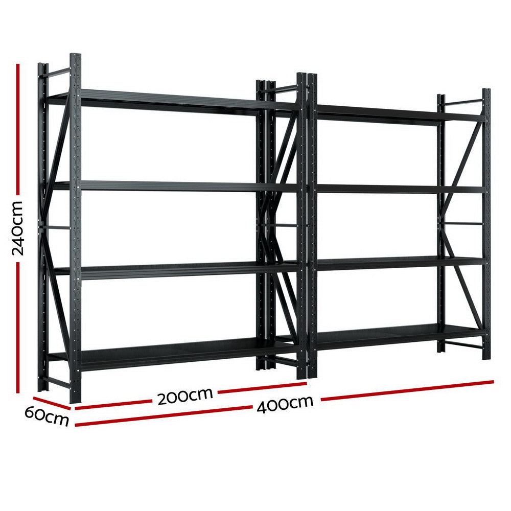 4Mx2.4M Garage Shelving Warehouse Rack