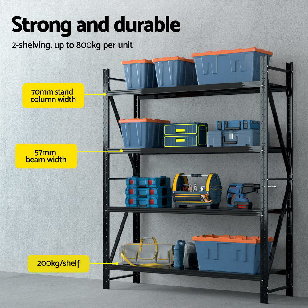 4Mx2.4M Garage Shelving Warehouse Rack