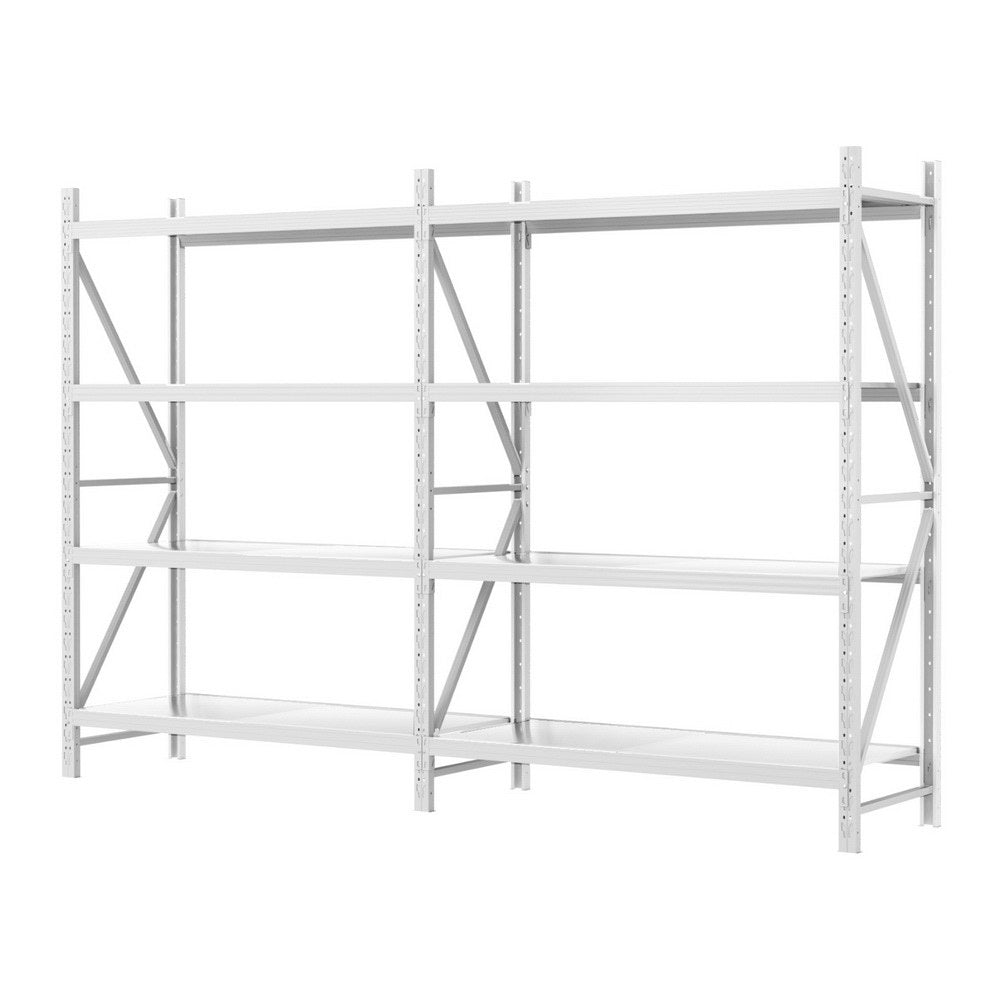 3Mx2M Garage Shelving Warehouse Rack with Wall Storage Racks