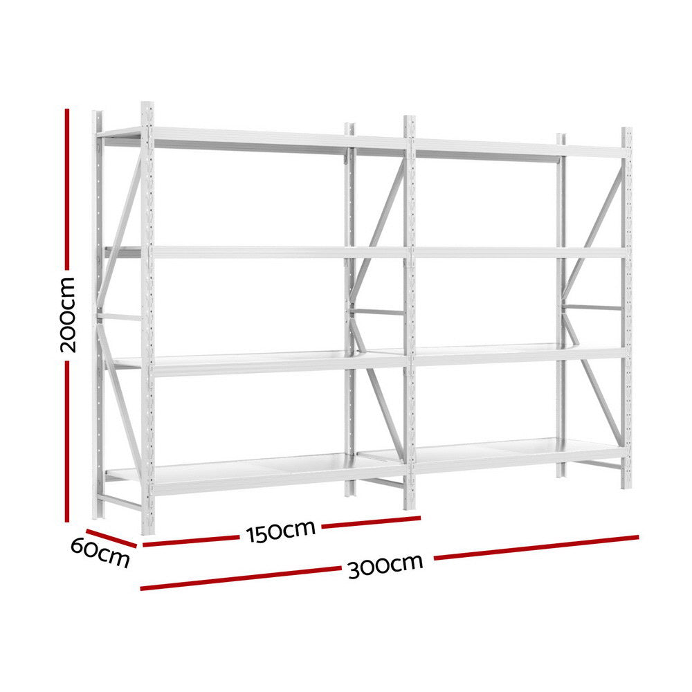 3Mx2M Garage Shelving Warehouse Rack | Wall Storage Racks - photo 6
