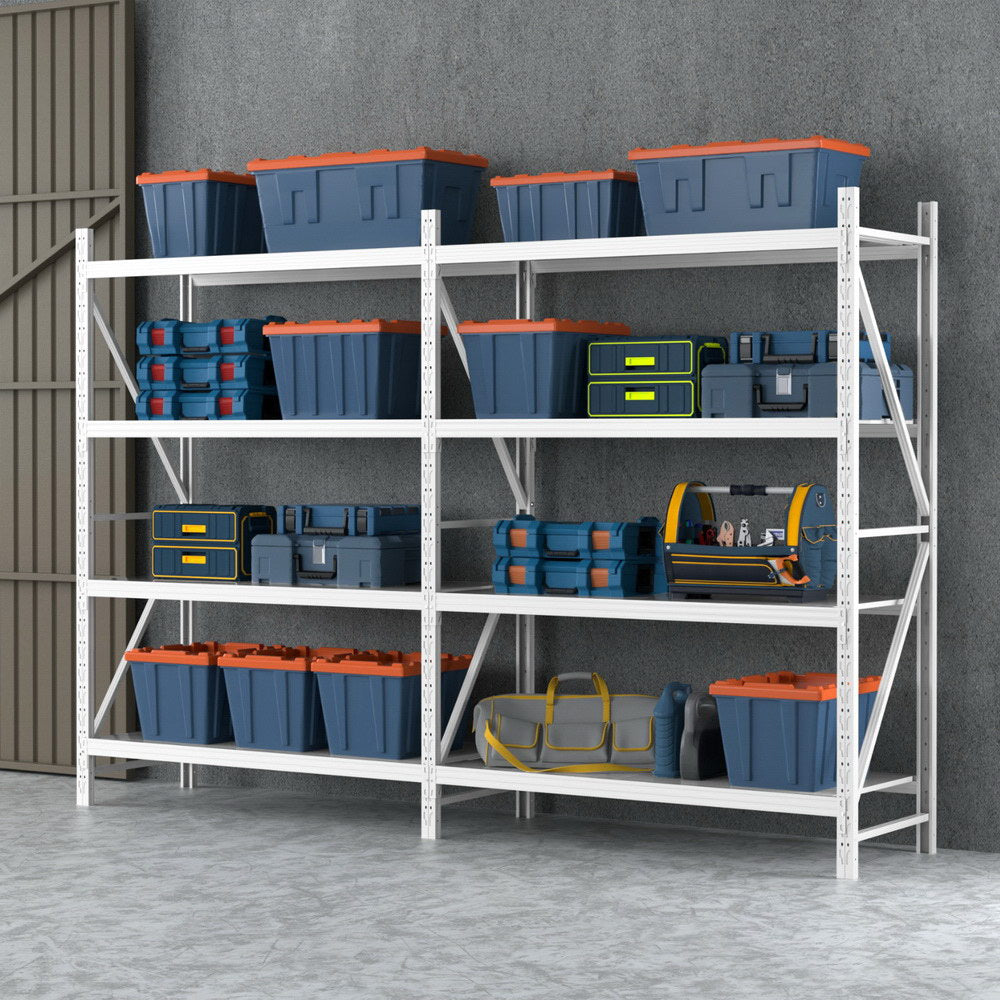 3Mx2M Garage Shelving Warehouse Rack, Wall Storage Racks