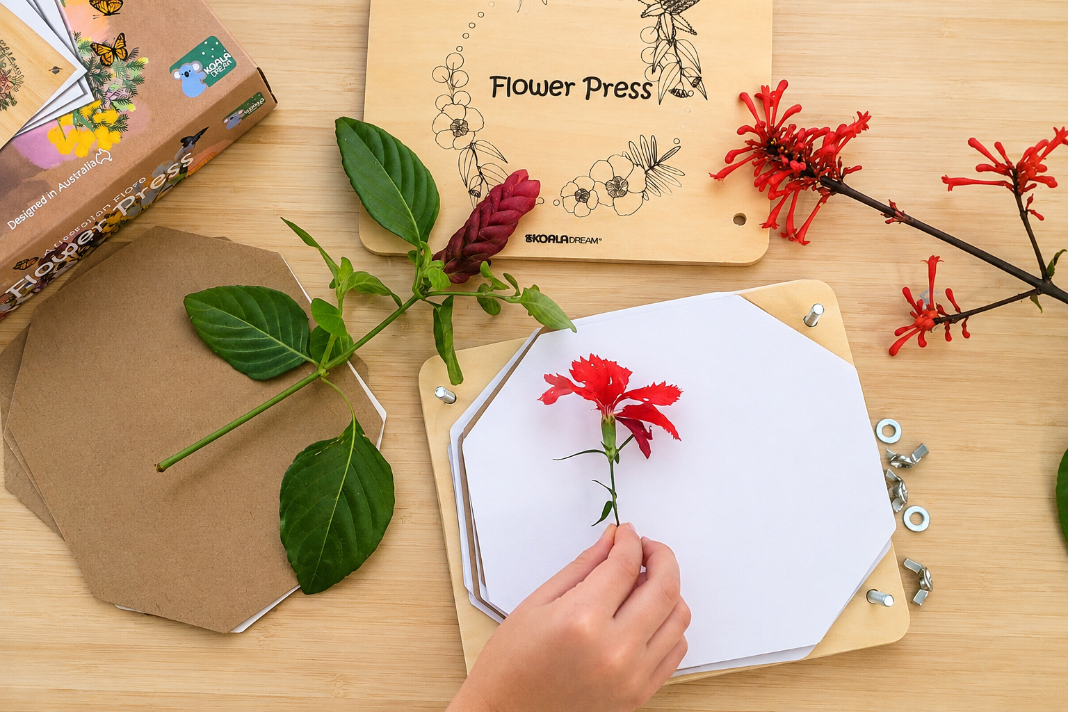 Flower Press Craft Kit 18x21x5cm
