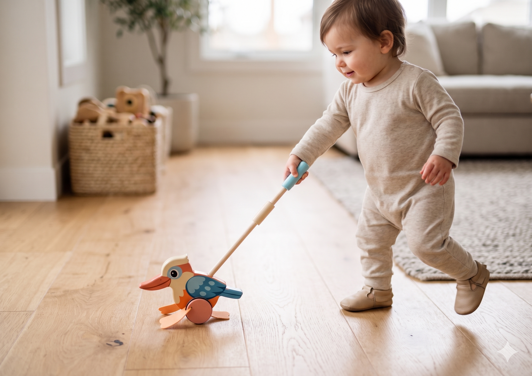 Timber Push Along Toy