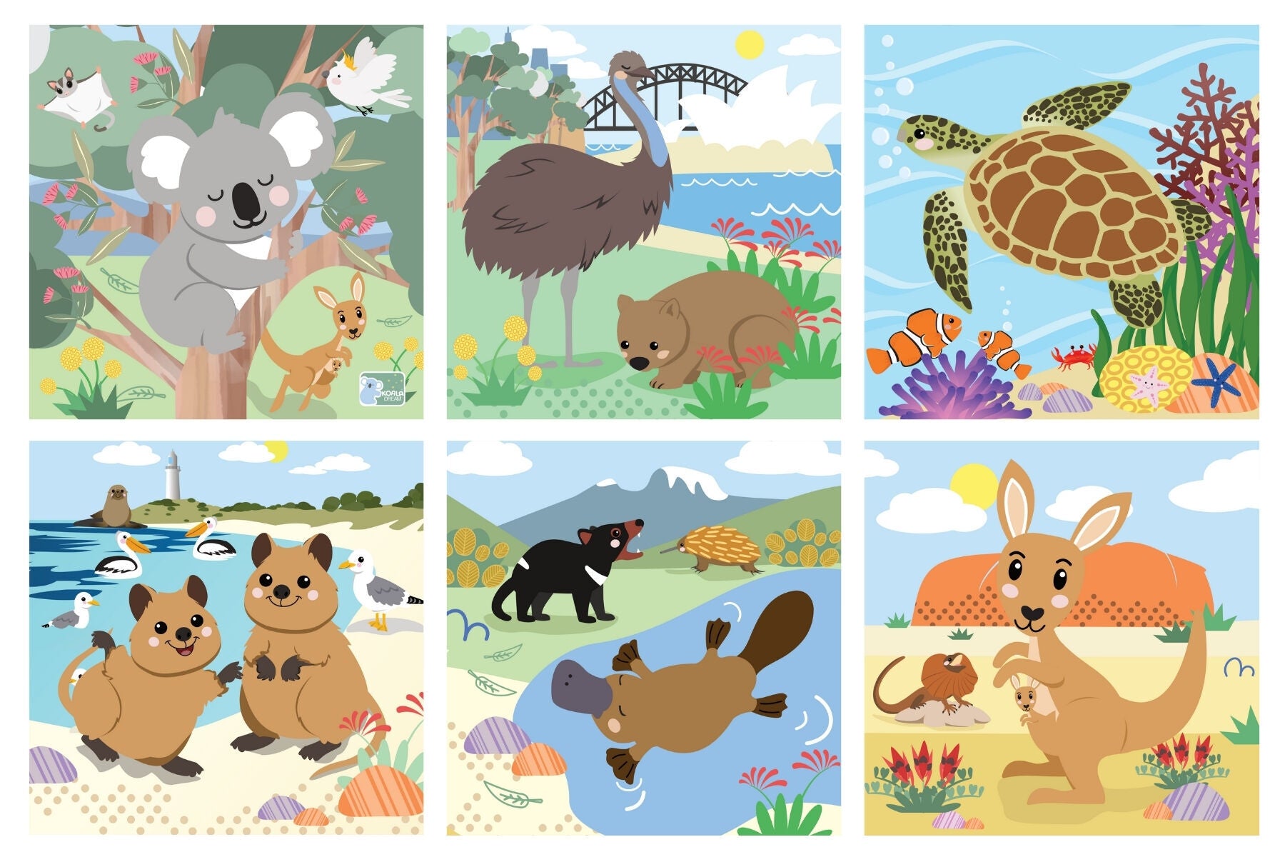 Wooden Animal Cube Puzzle 9 Pieces 4.5x4.5cm