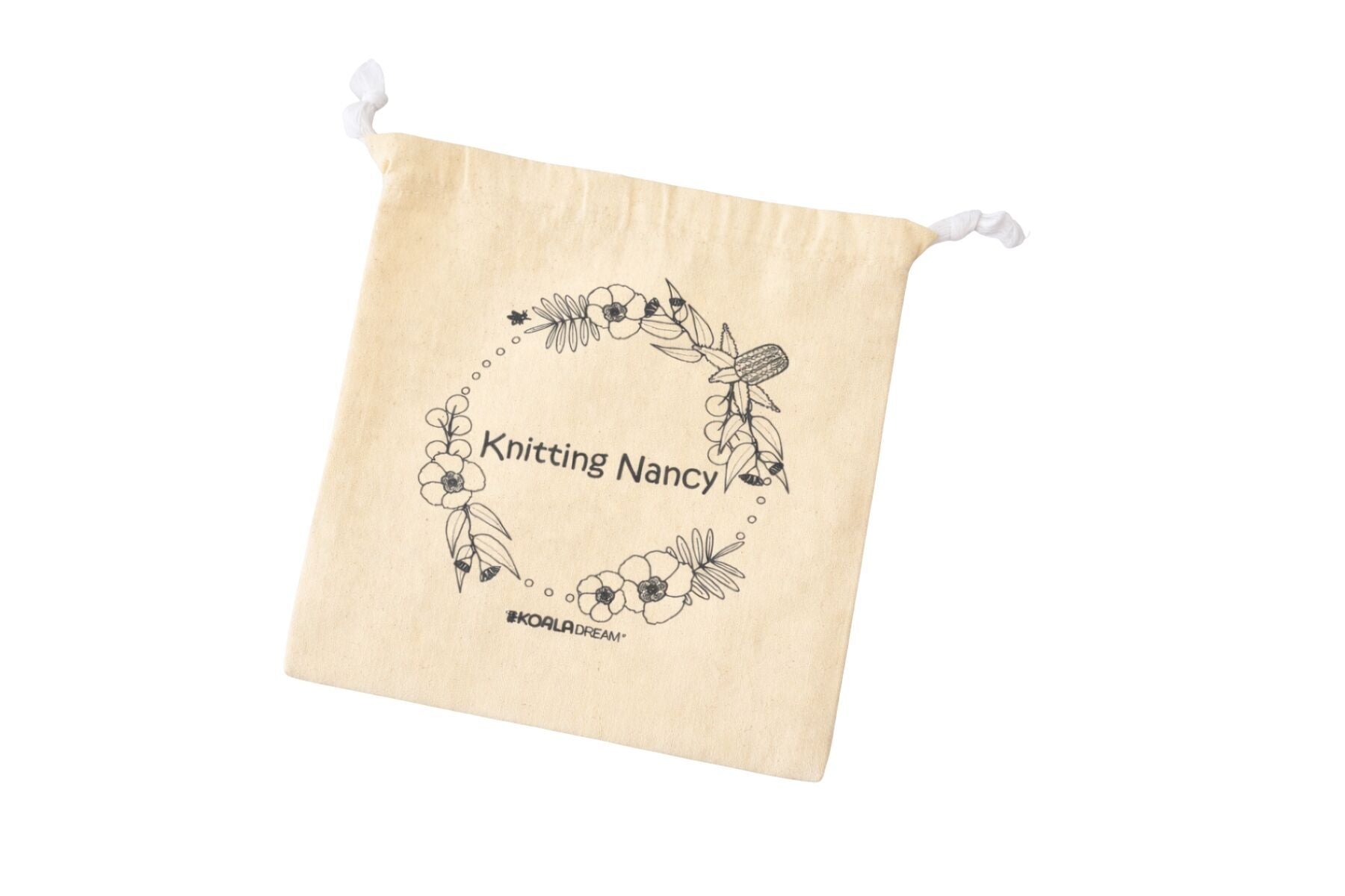 Knitting Doll Natural Fabric 4.5x4.5x13cm