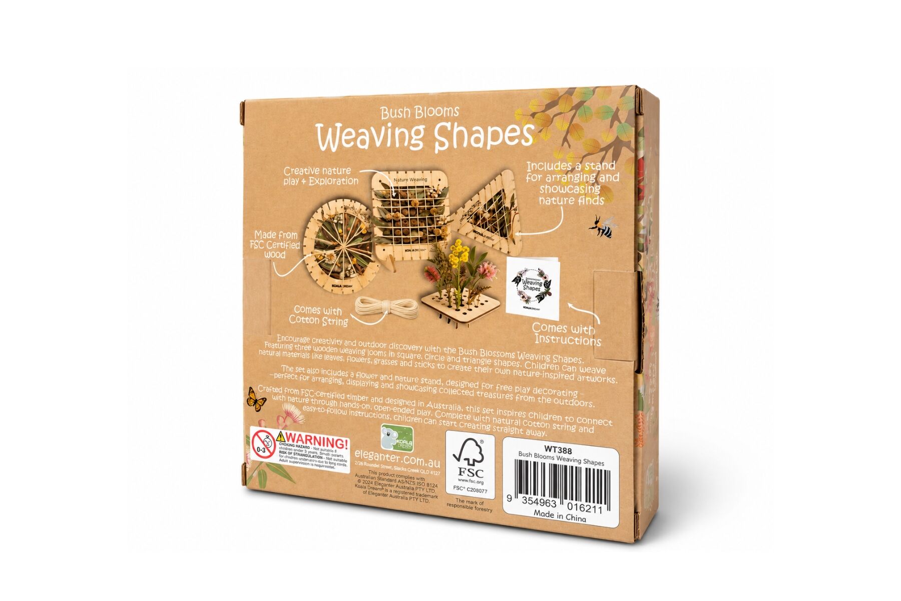 Nature Weaving Kit Creative Play 21x17.8x5cm