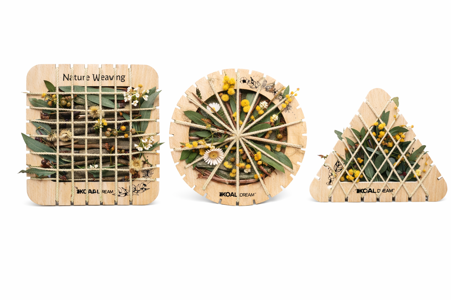 Nature Weaving Kit Creative Play 21x17.8x5cm