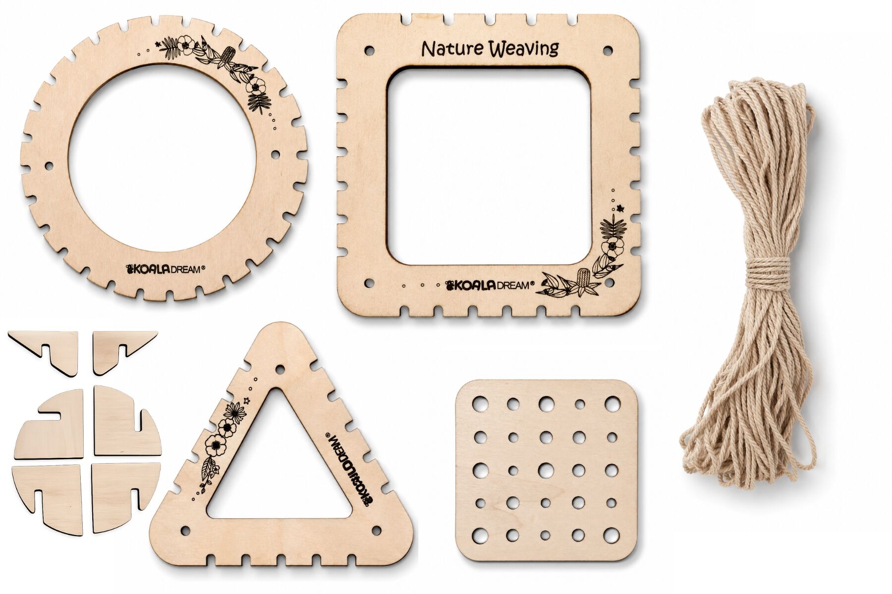 Nature Weaving Kit Creative Play 21x17.8x5cm
