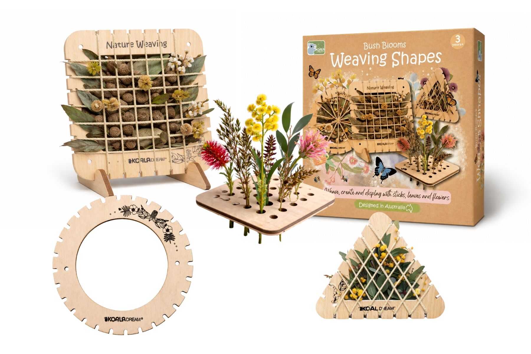 Nature Weaving Kit Creative Play 21x17.8x5cm