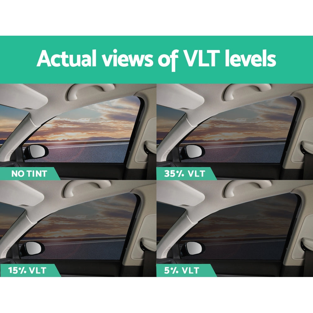 Window Tint Film Black Roll 15% Vlt Home House 152Cm X 30M Tinting Tools