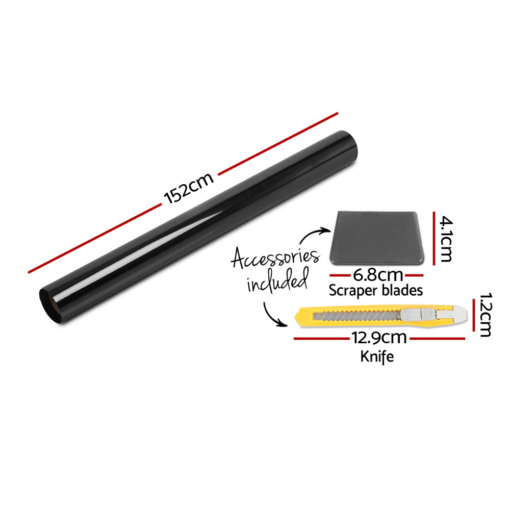Window Tint Film Black Commercial Car Auto House Glass 152Cm X 30M Vlt 35%