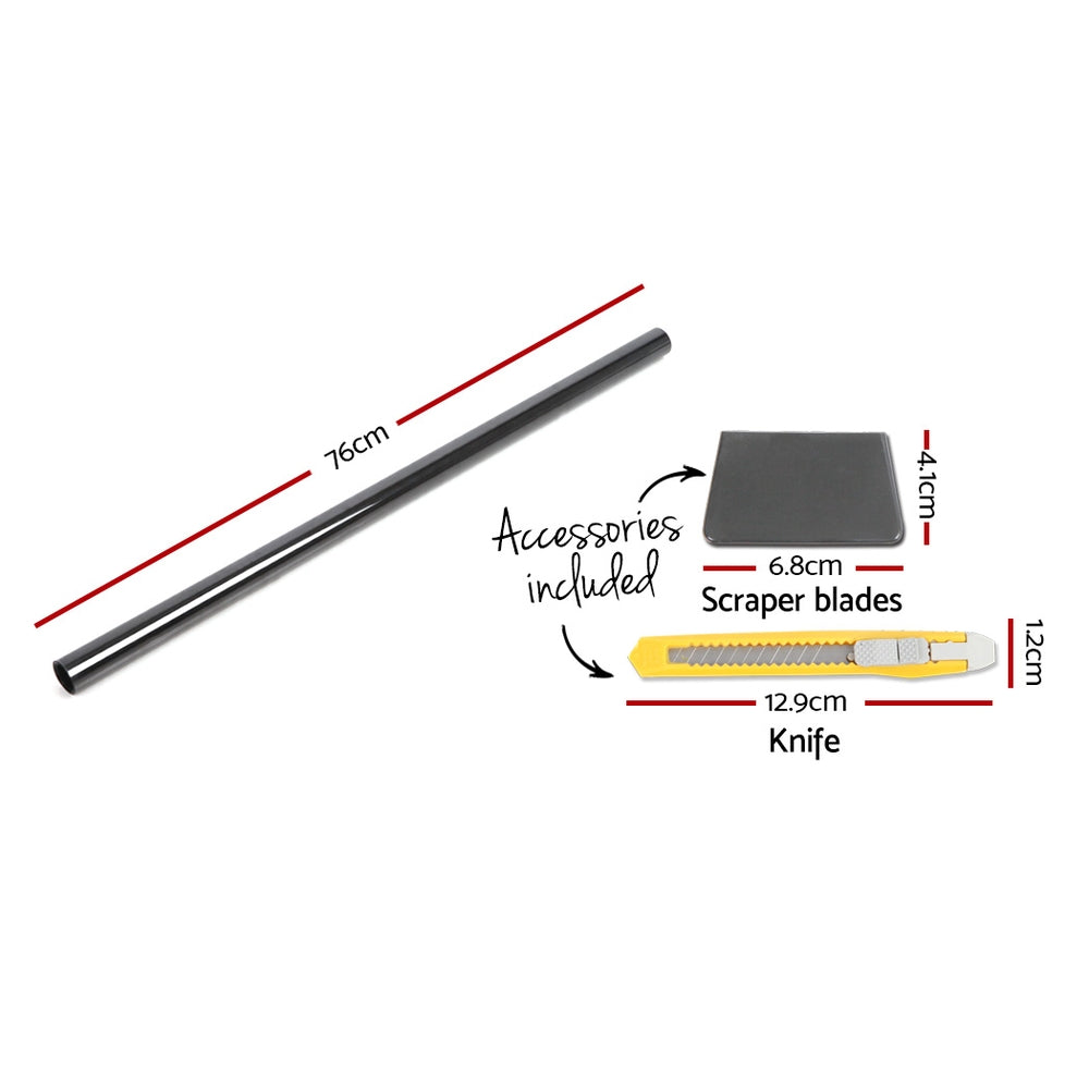 Window Tint Film Black Roll 15% Vlt Home House 76Cm X 7M Tinting Tools