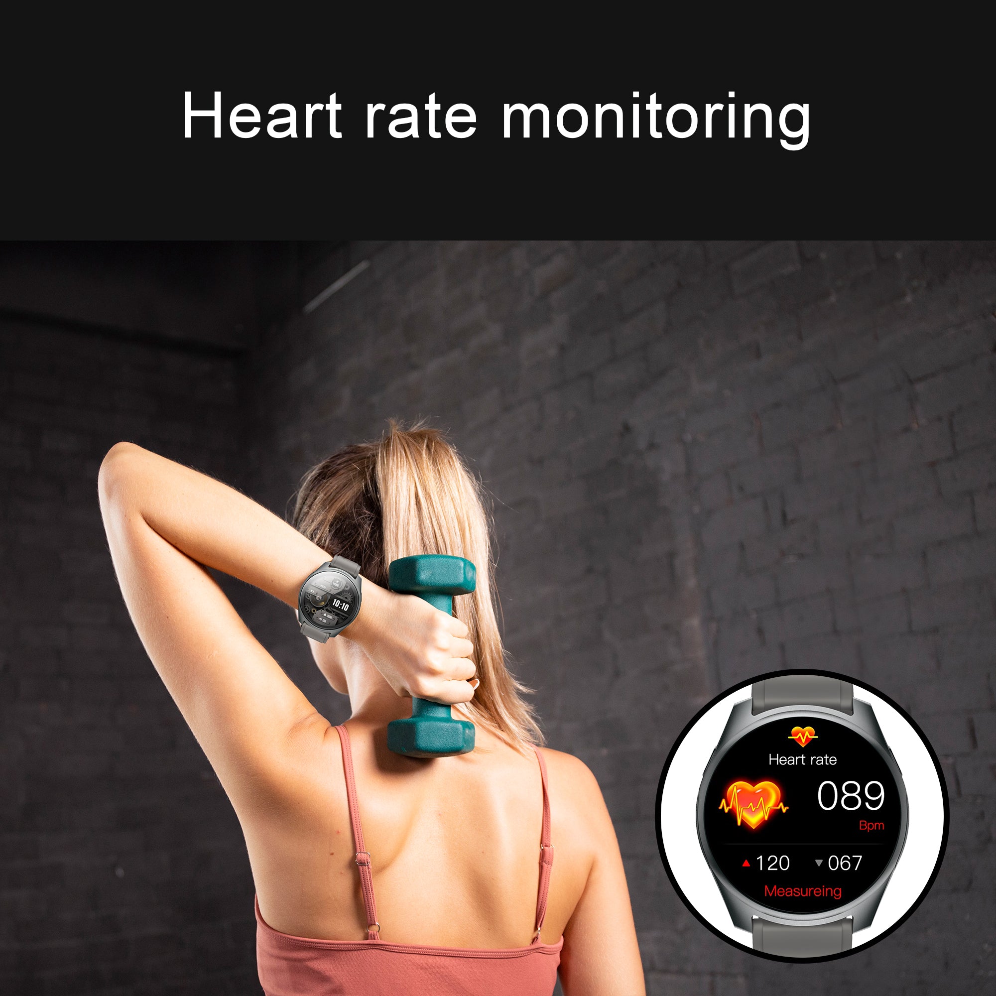 Smart Watch Earbuds Combo 4G Music Fitness Tracker W28 Pro