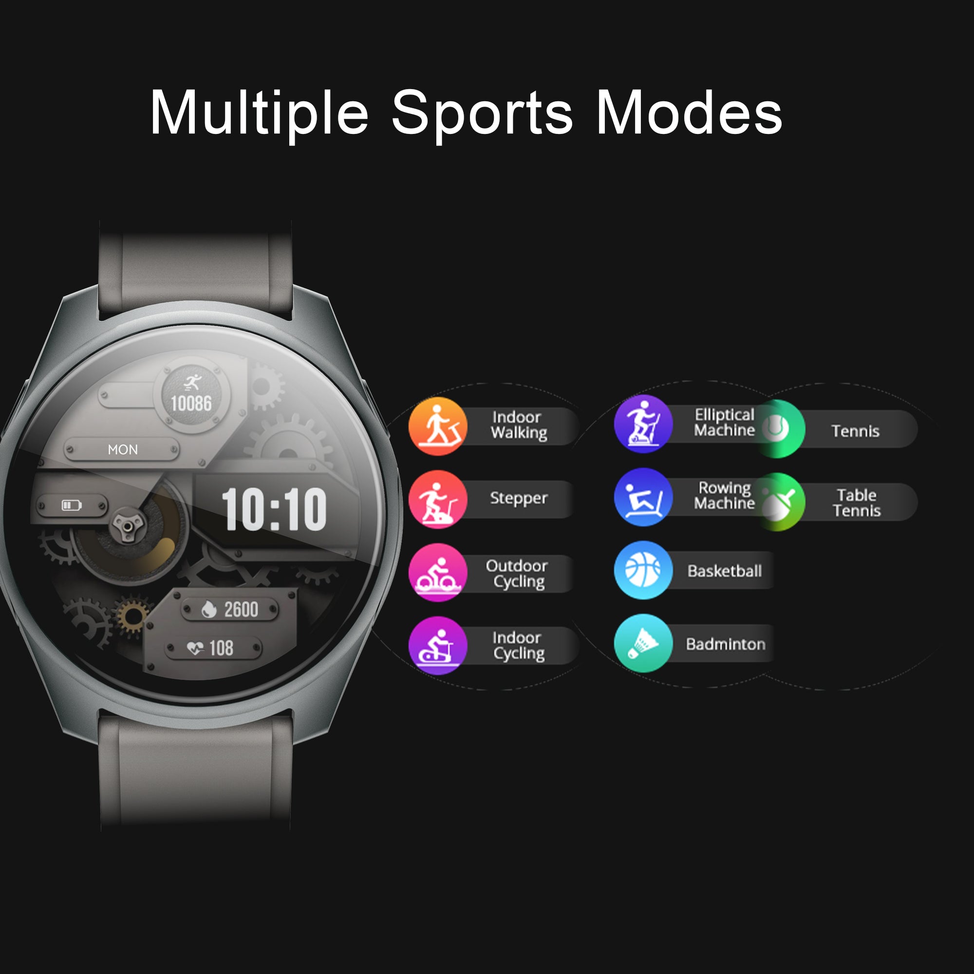 Smart Watch Earbuds Combo 4G Music Fitness Tracker W28 Pro