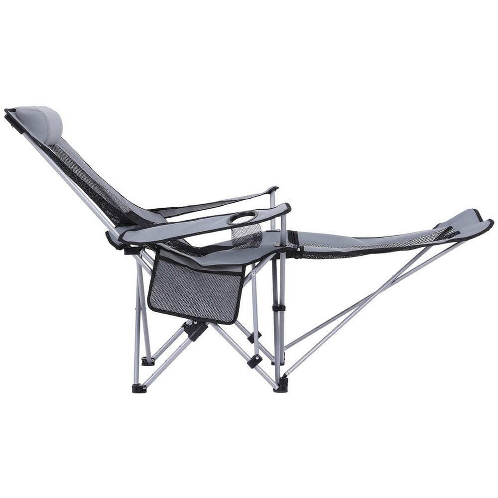 Portable Reclining Outdoor Chair Grey king
