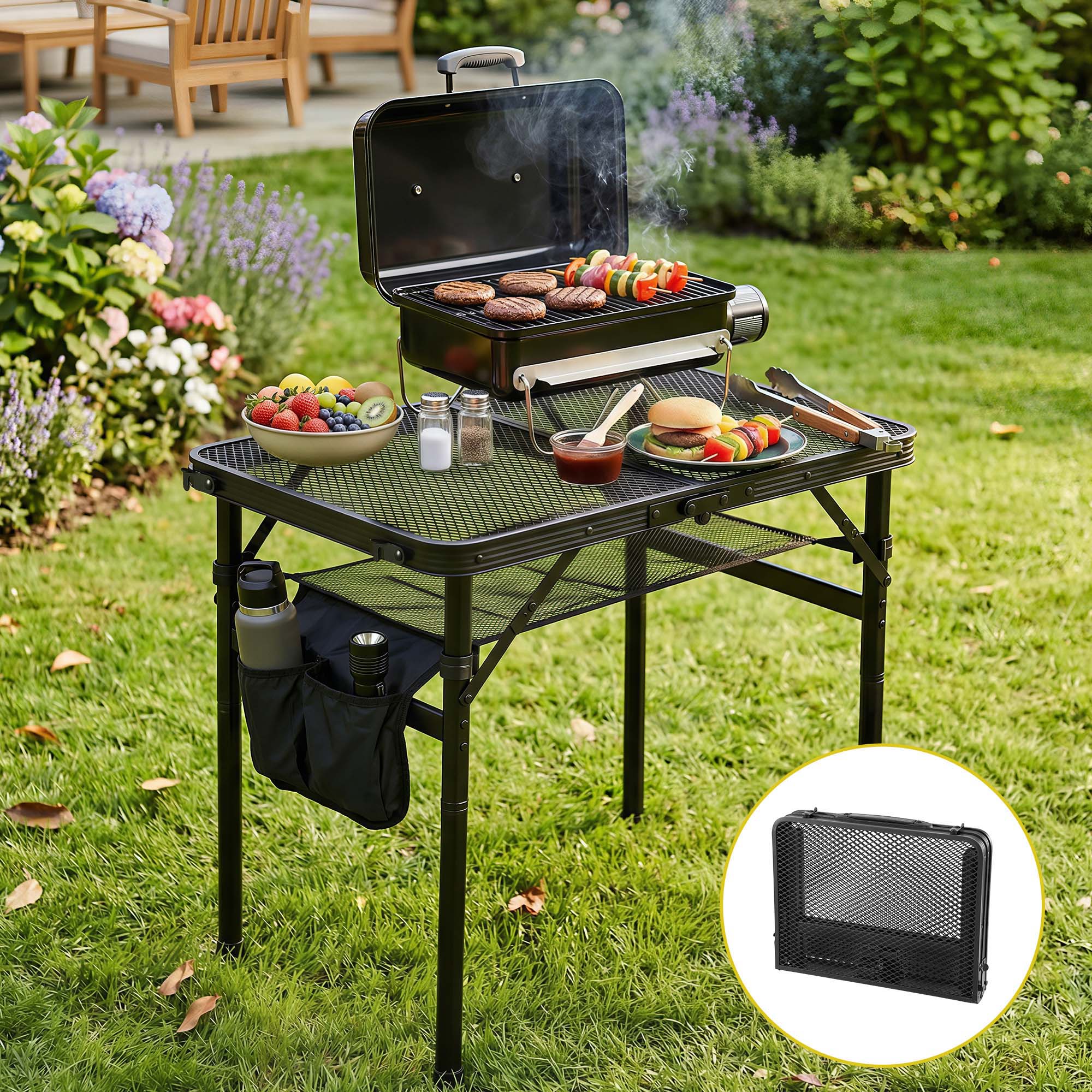 Portable Folding Camp Table Lightweight BBQ | Simpledeals
