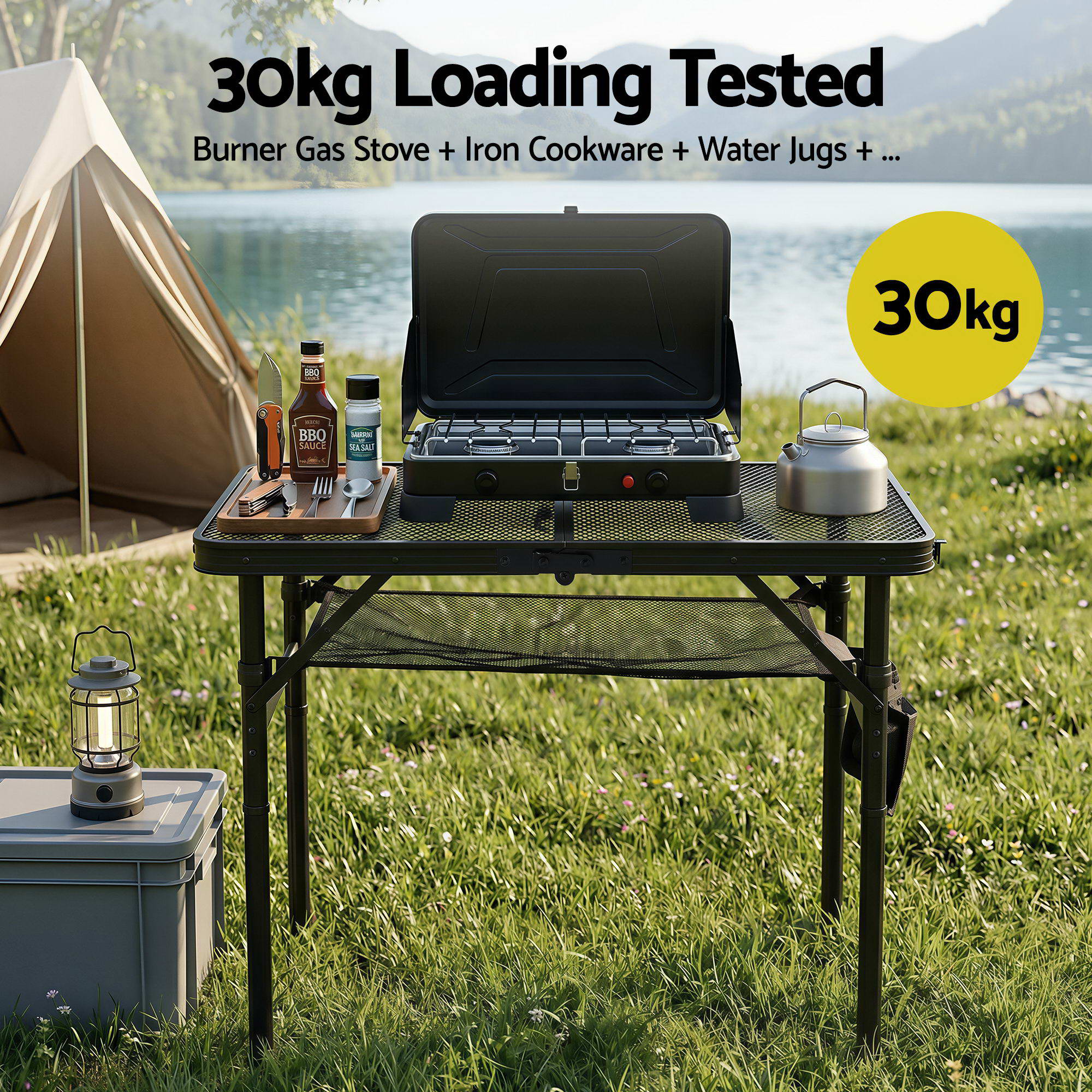 Portable Folding Camp Table Lightweight BBQ | Simpledeals